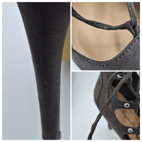 NEW Penny Loves Kenny Lace Up Closed Toe Platform Heels Size - 7.5 - Picture 16 of 16